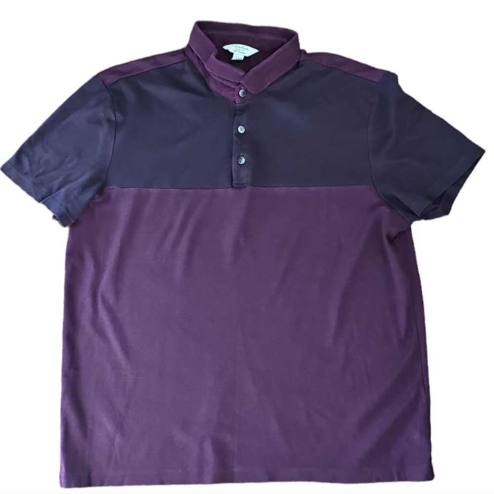 Calvin Kline Mens L Polo Shirt